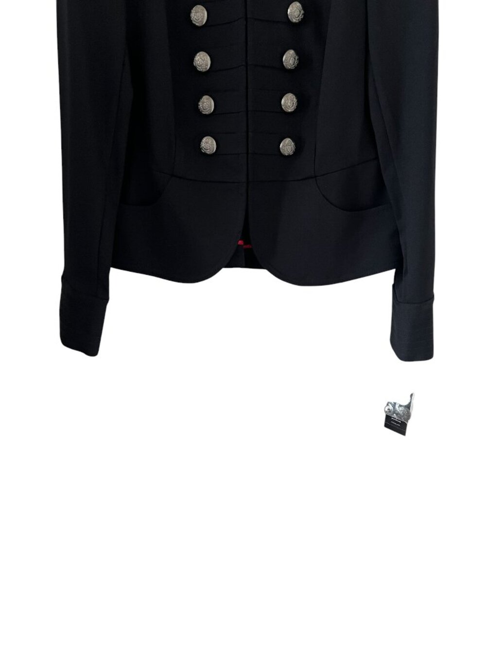 INC NEW Military Style Blazer/Jacket In Black Size L - Picture 5 of 14